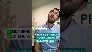How To Stretch Your Scalene Muscles (Neck) #shorts