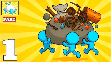 Garbage Collectors - Gameplay Part 1 - Stickman Garbage Collectors Idle (Android, iOS)