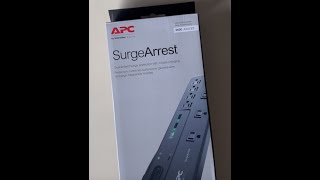 Unboxing APC Surge Arrest with USB