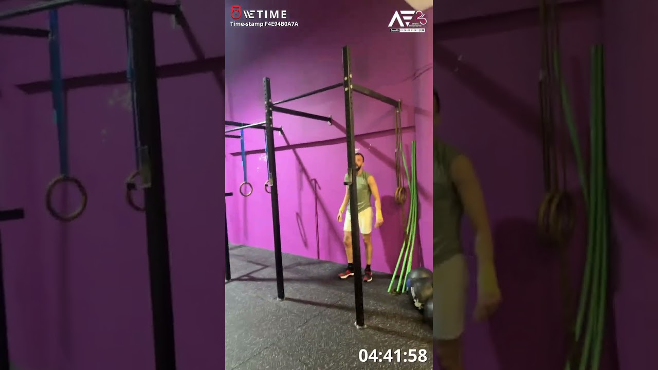 Athens throwdown 2026 wod 1 Giannis Banasios 