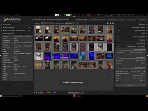 Darktable Photomatix Integration using Lua engine