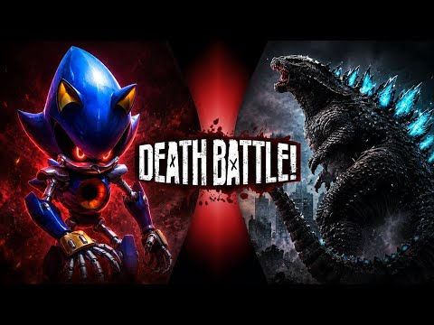 Metal Sonic vs Godzilla (death battle fan-made) (stick nodes) #death battle #sticknodes