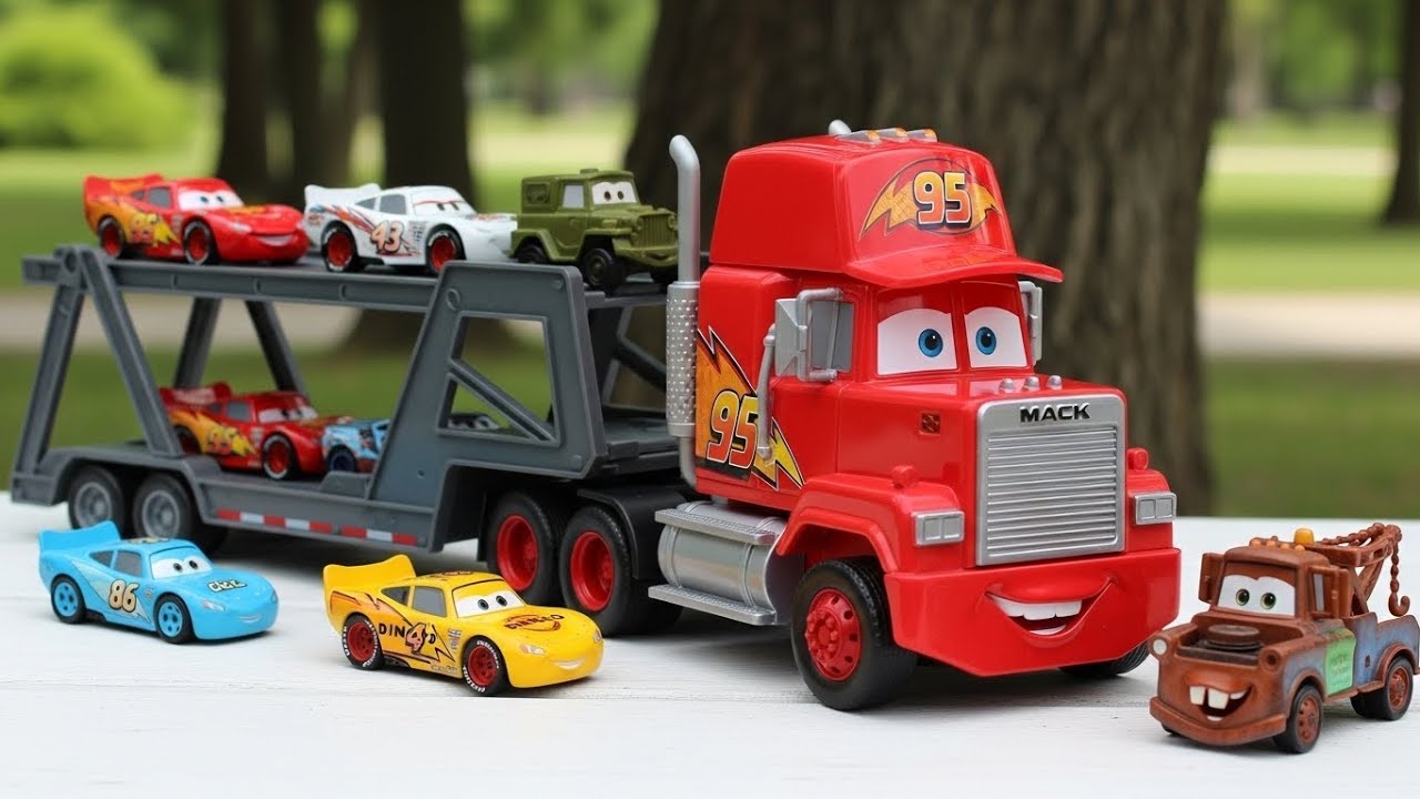 Disney Pixar Cars Unboxing Review l Lightning McQueen Bubble RC Car Racing | Monster Truck ASMR