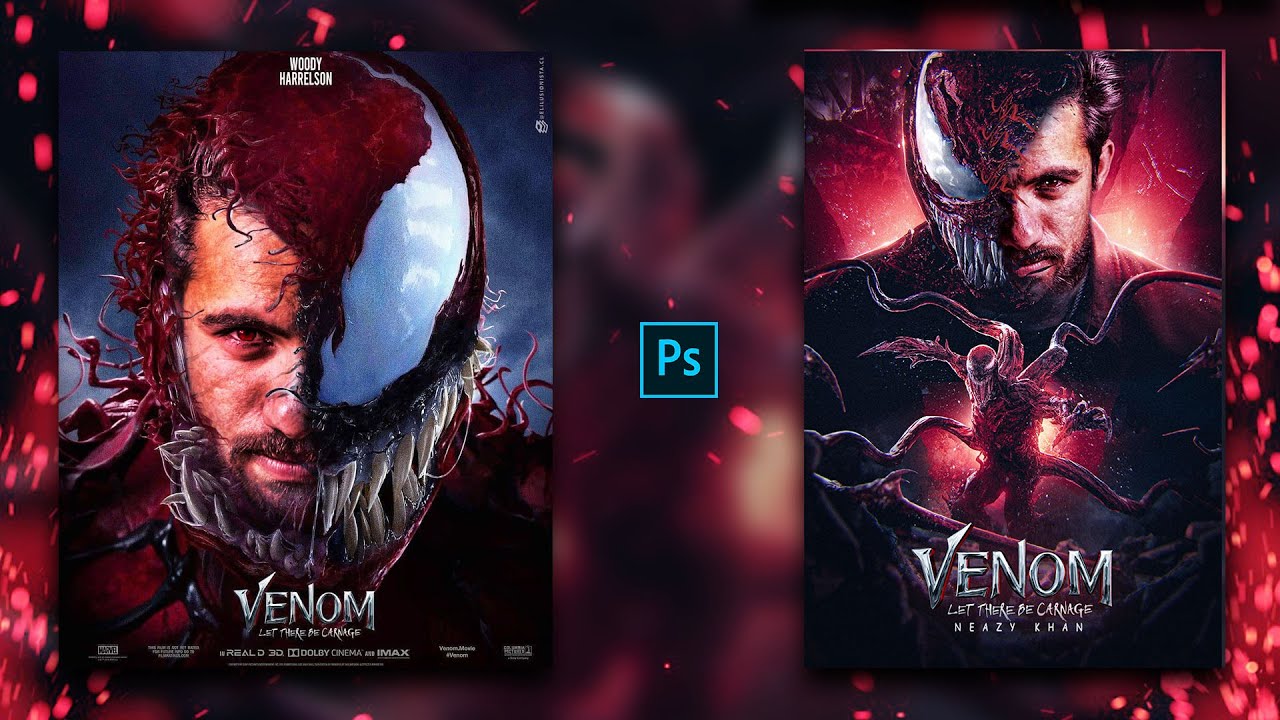 How To Make You Own Venom Poster! Tutorial By  Neazy Khan