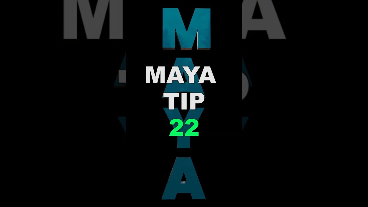 “Maya Mein 3D Text Banana Itna Easy? 😲|Type Tool Magic”