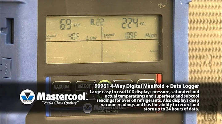 99961 4-Way Ball Valve Digital Manifold + Data Logger
