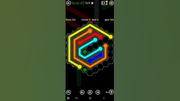 How To Solve Flow Free Hexes 9x9 Mania Level 65 Board Walk Through Solution Walkthrough