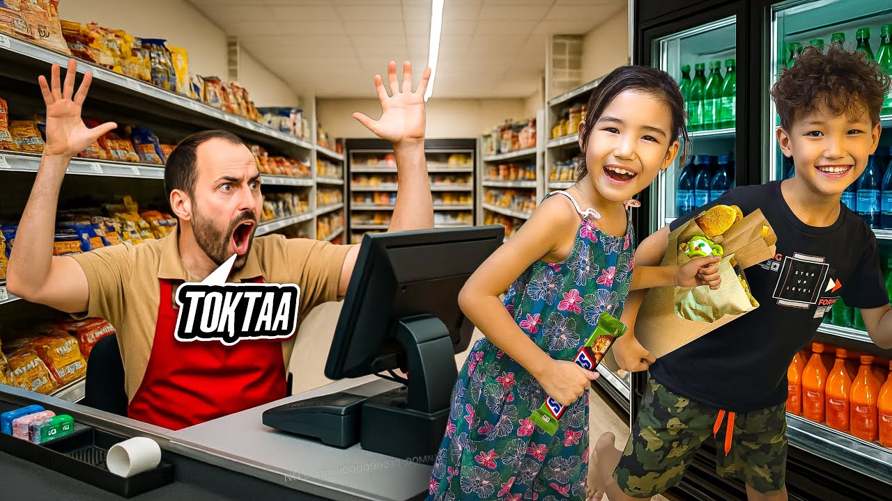 МАГАЗИНДЕ ТОЛЕМИ ҚАШЫП КЕТТЫК😱😱😱(жестка усталып калдық😭)