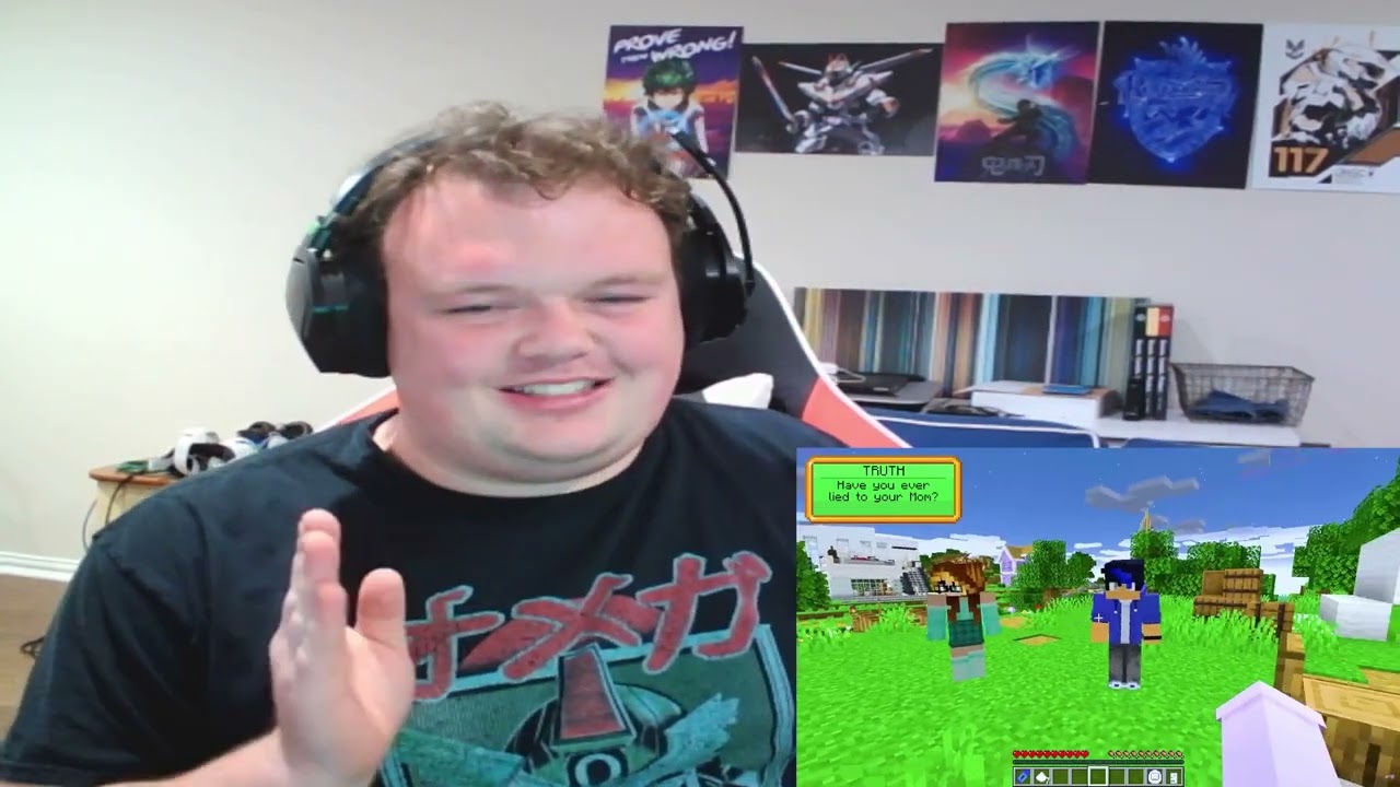 Aph and Friends Up the Ante in Truth or Dare - Minecraft but EXTREME TRUTH OR DARE Reaction