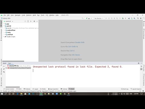 Fix Unexpected lock protocol found in lock file | Fix Unexpected lock in Android Studio