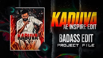 kaduva badass edit🥵💥[XML]ae inspire edit💎 SPIDER FX