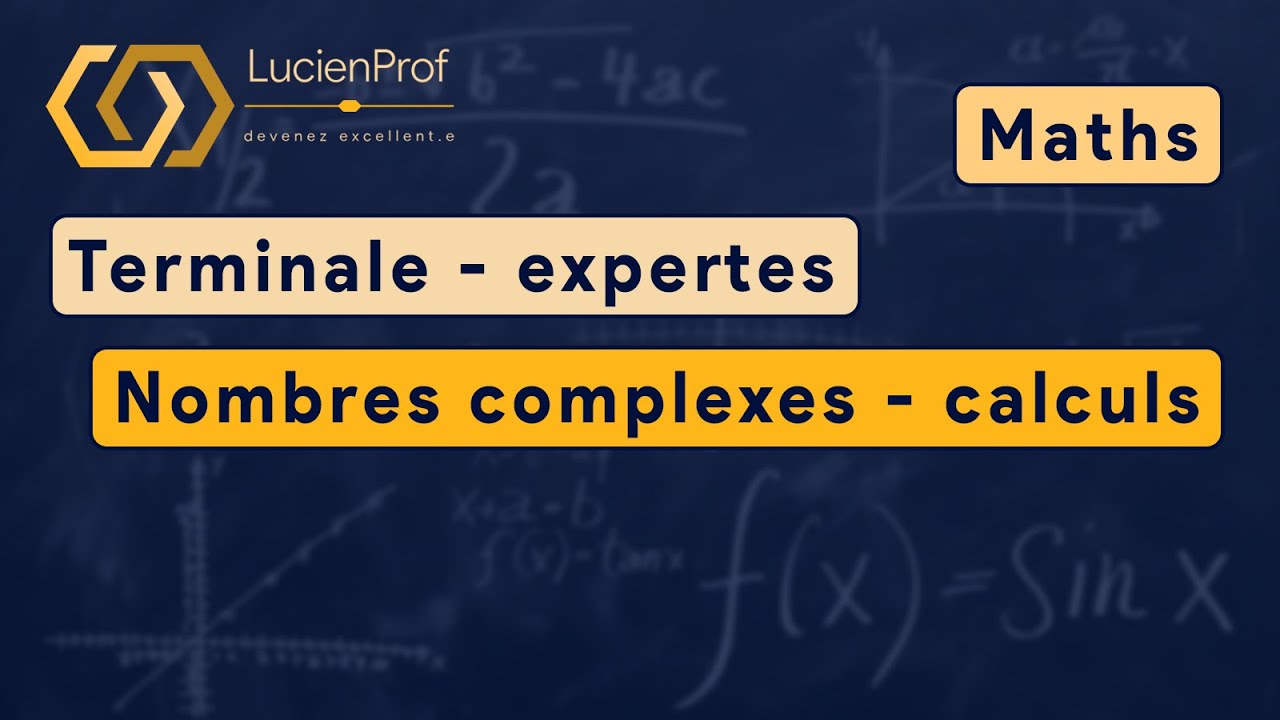 Terminale exp. - Maths - Calcul algébrique avec les nombres complexes ...