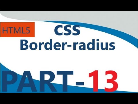 #WEB DESIGN CSS Urdu Hindi  Border radius PART 13