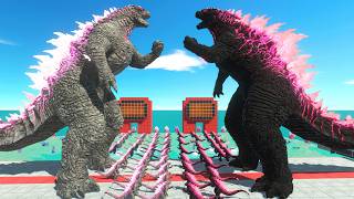 What If Growing EVOLVED GODZILLA vs DARK ITSELF! Ultimate Evolution Battle | ARBS