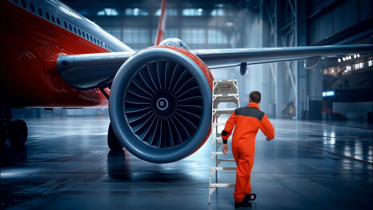 Ground Maintenance Ladders designed for aviation access during aircraft inspection and servicing.