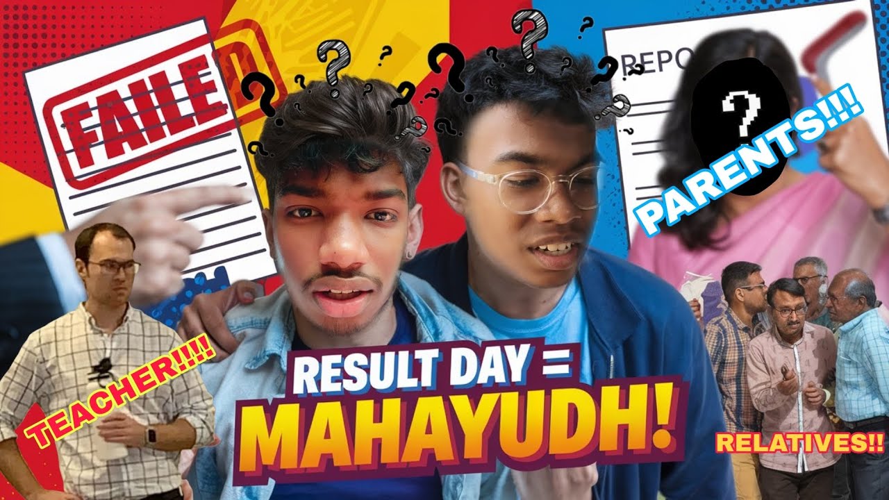 "RESULT DAY = BIGGEST DISASTER! 🤯🔥 | Mom’s Slipper Attack & Relatives’ Roast 😂📚" 