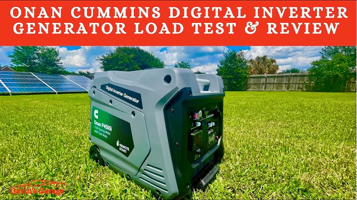 Unleash the Power: Cummins Onan 4500 Watt Digital Inverter Generator