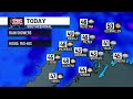 Rain and snow moves through Southcentral, with wet end to April