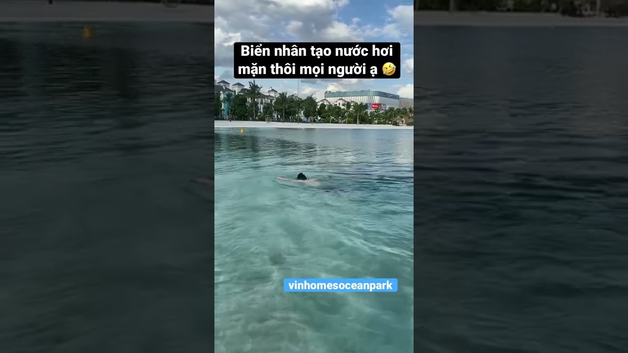 Trải nghiệm tại biển nhân tạo Vinhomes Ocean Park