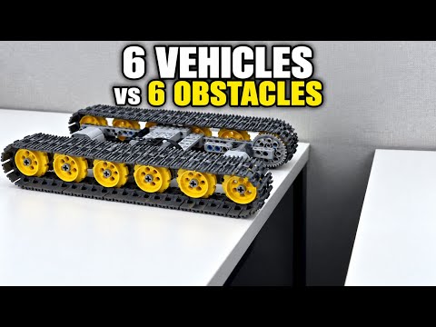 6 Vehicles vs 6 Obstacles — Which One Will Win? #LEGO #LEGOTechnic
