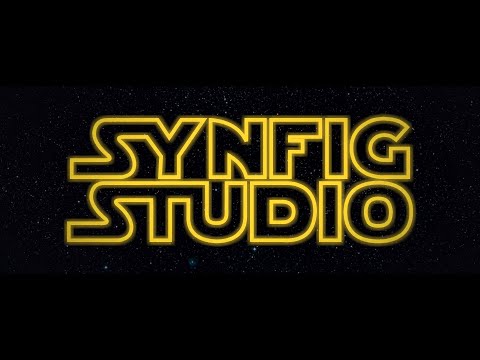 Star Wars Synfig infinity text scroll test