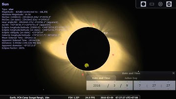 Total Solar Eclipse 2016 at PCN Camp Sungai Rangit, Pangkalanbun, Indonesia