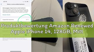 Produktbewertung Amazon Renewed Apple iPhone 14, 128GB, Mitternacht (Generalüberholt)