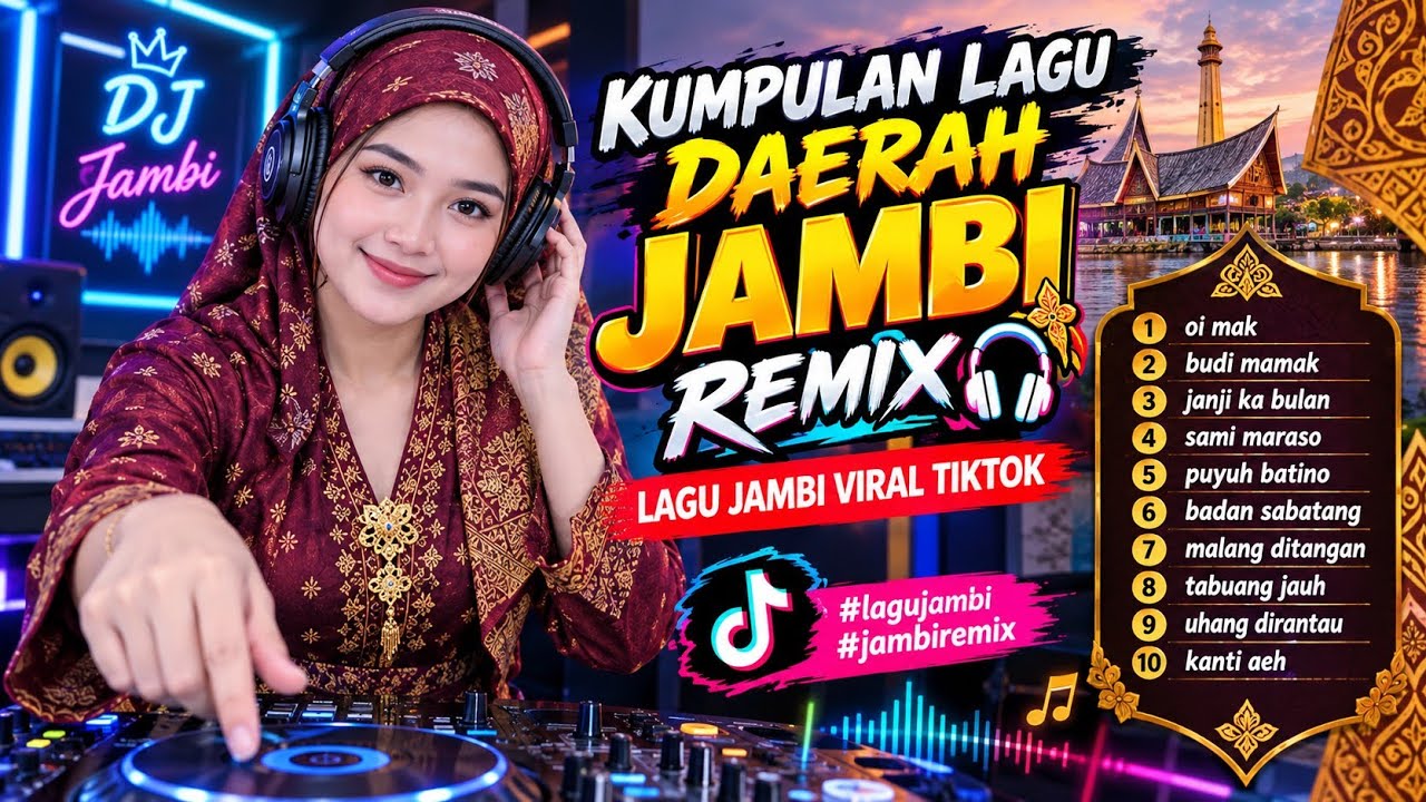 KUMPULAN LAGU DAERAH JAMBI REMIX 🎧 LAGU JAMBI VIRAL TIKTOK #lagujambi #jambiremix