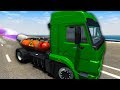 I Put a Jet Engine on a Semi Truck, and This Happened - BeamNG Drive