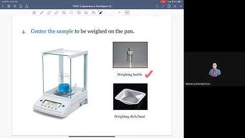 CHM421 Topic 2 Apparatus & Techniques - Video #1