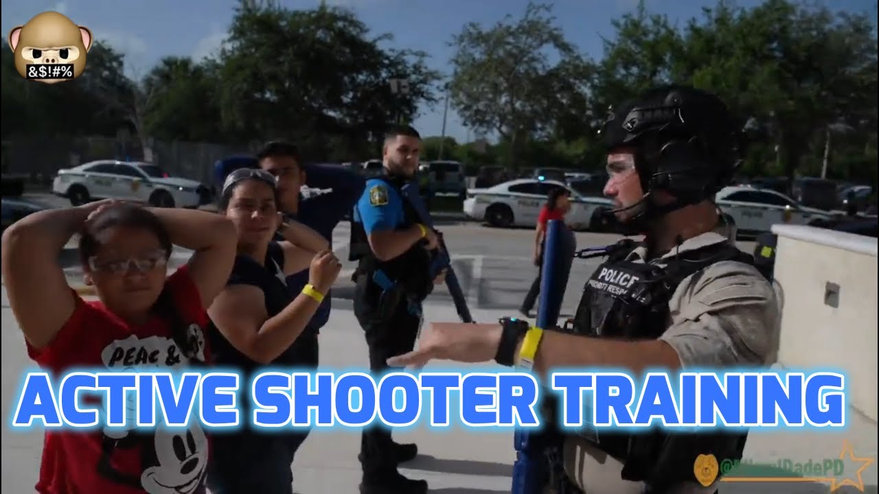 Active Shooter Training - Miami-Dade Public Schools - WTF America!!!