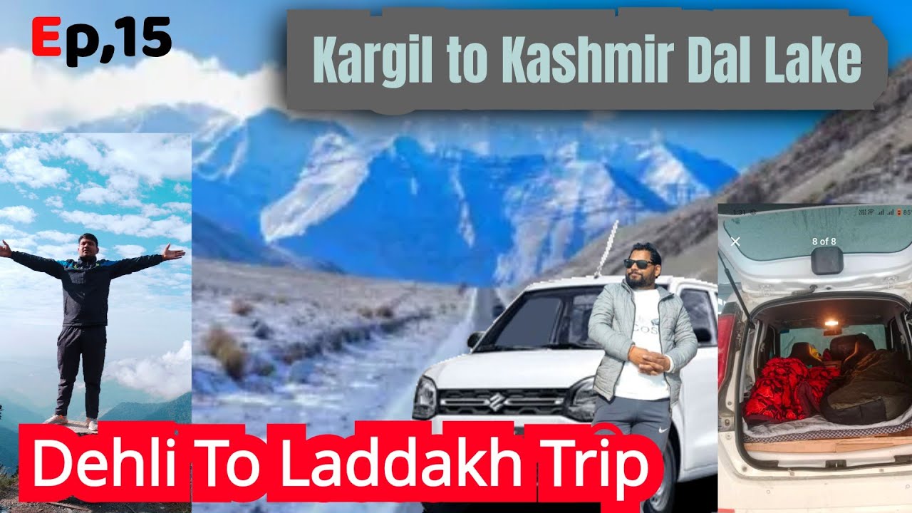 Ep, 15.  Kargil war memorial To Kashmir ! Ladakh Trip  ,  