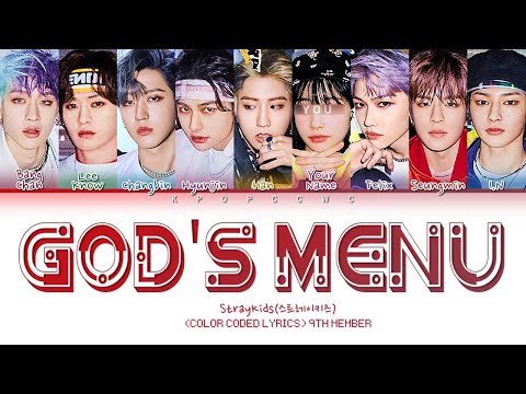 [9TH MEMBER] Stray Kids - 'God's Menu' Color Coded Lyrics - Cover by yesvyne.