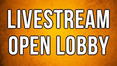 Livestream & Open Lobby - Join Details in Description! - Black Ops 2 Live