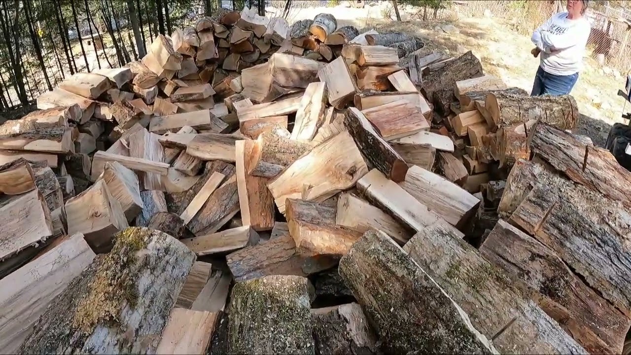 Musher's Tails: Stacking Fire Wood Bee Hive Style