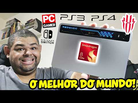 REDMAGIC ASTRA 2 é o TABLET GAMER DEFINITIVO! RODA PS3, PS4 E PC TUDO COM RESFRIAMENTO LÍQUIDO!
