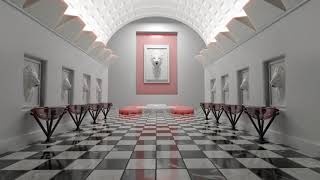 Fountain at the end of an Ivory Hall screenshot 3