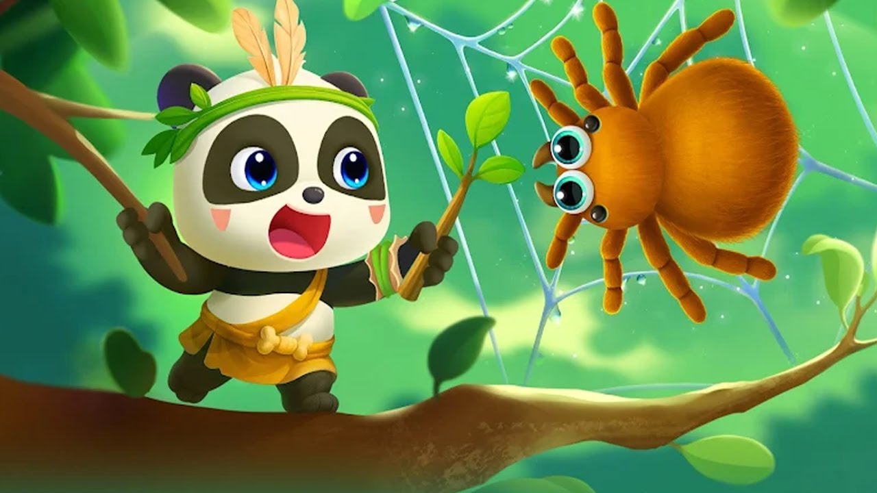 Study the Secrets of Spider Silk! - Kiki & Quacky's Adventures #83 - Babybus Games