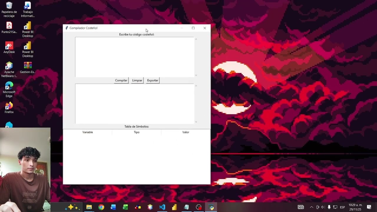 Compilador: Joel Martinez, Luis Aguilar, Maicol Villalobos y Joseph Morales