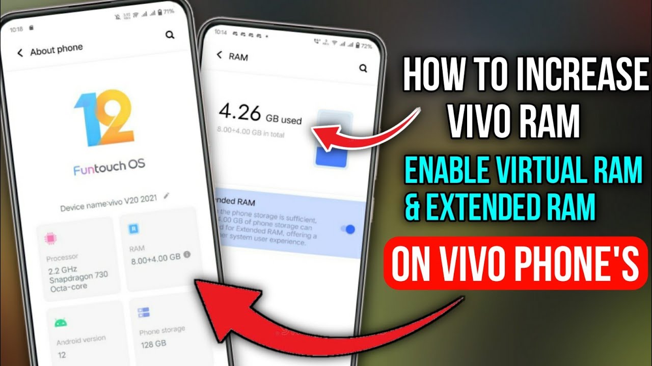 how to enable extended ram on vivo & iqoo phones | enable extended ram ...