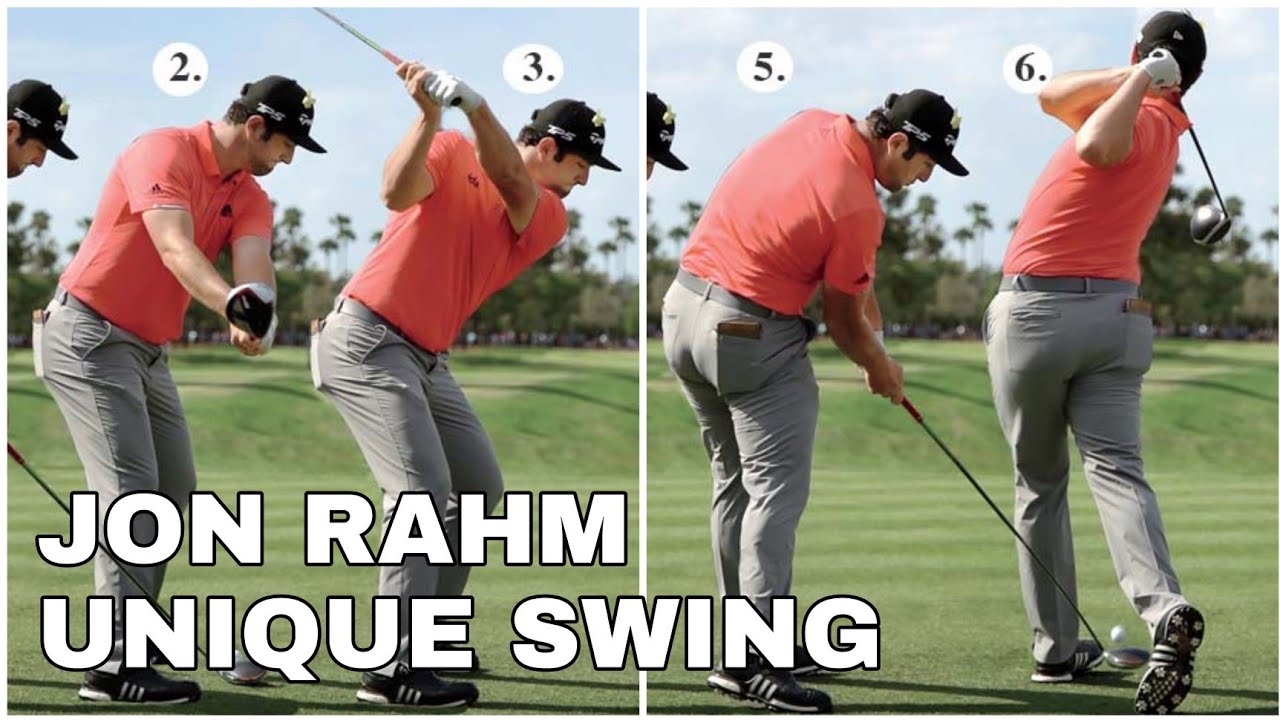 Jon Rahm Unique Swing Wrist Action YouTube