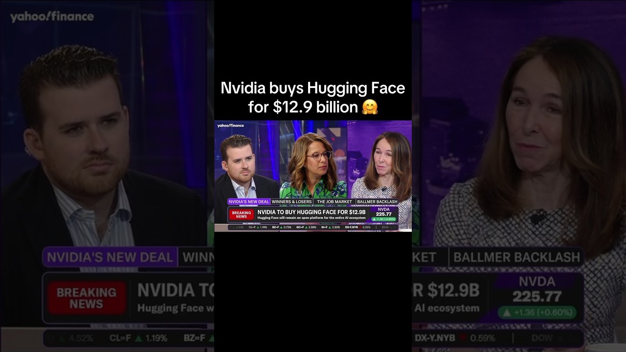 Nvidia to buy Hugging Face for $12.9 billion. 😯