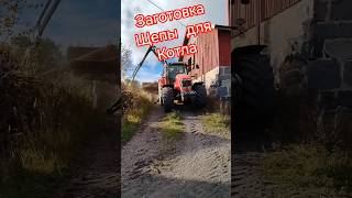 Заготовка Щепы и Чудо Техника #farming #сельскоехозяйство #щепа #заготовка#техника