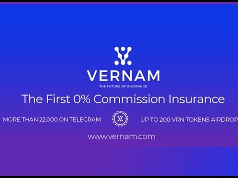 Vernam :: The Worlds First 0% Commission Insurance on Blockchain