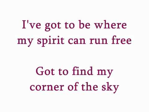 "Corner of the Sky" from Pippin karaoke/instrumental (Key: C)