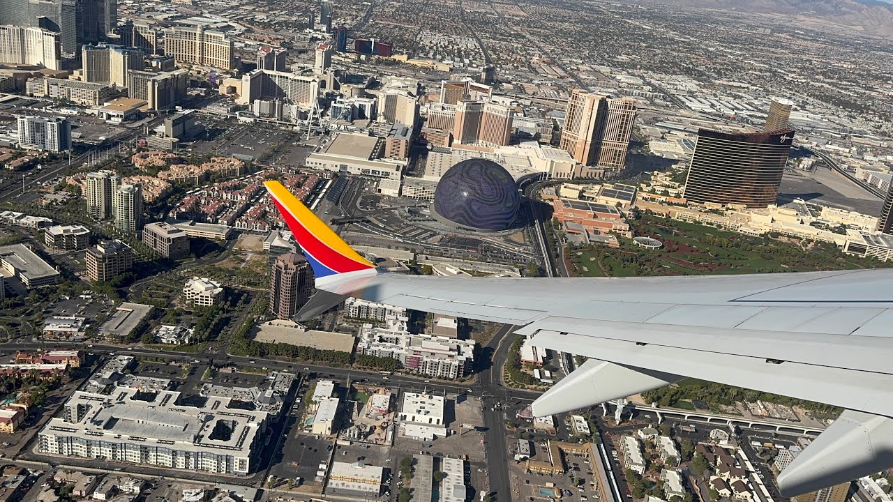Southwest Airlines 737-MAX8 Takeoff Las Vegas LAS