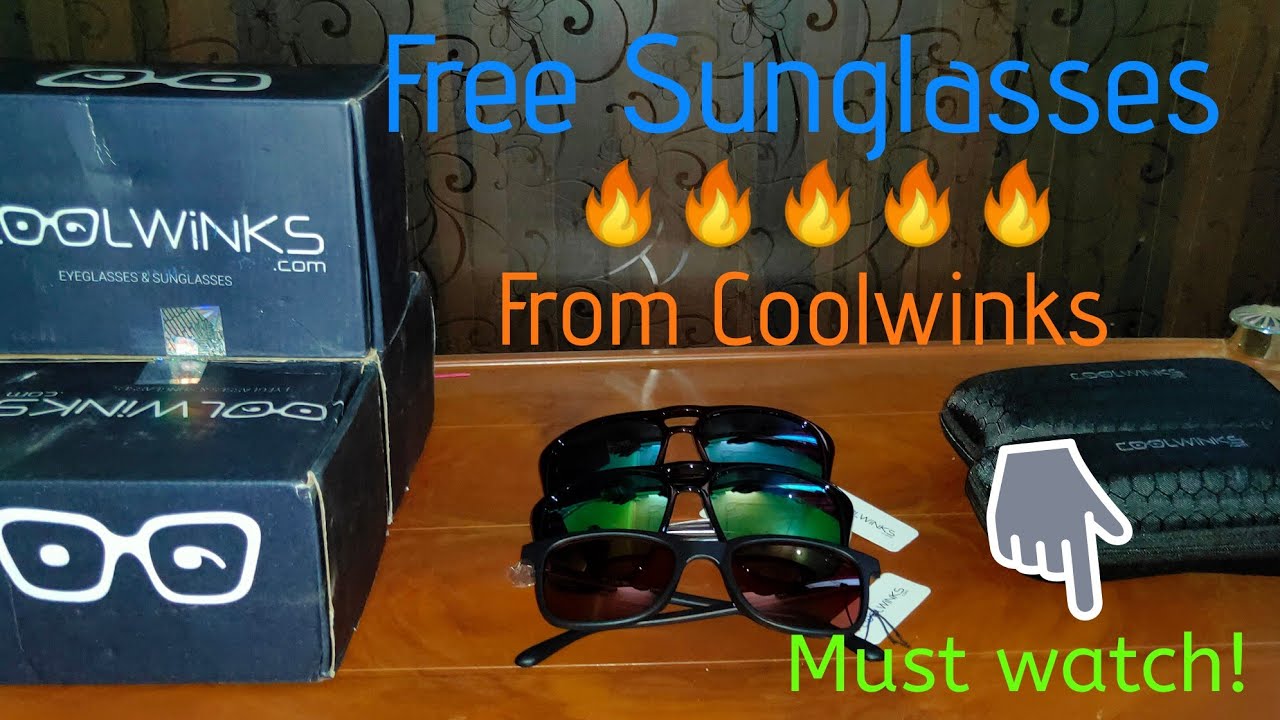 Coolwinks free sunglasses Clearance