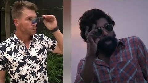 David Warner vs Allu Arjun Srivalli Dance | David Warner Pushpa Srivalli Dance #alluarjun #pushpa