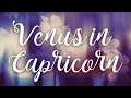 venus in capricorn, capricorn in love