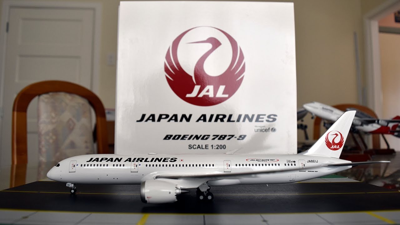 JC Wings 1:200 Japan Airlines 787-9 Dreamliner Unboxing and Review